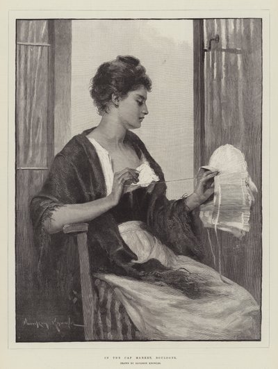 In the Cap Market, Boulogne by Davidson Knowles